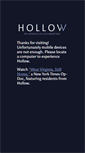Mobile Screenshot of hollowdocumentary.com